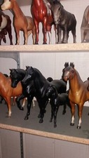 Breyer 1977-1978 Model Horse Congress Matte Black Arabian Family 