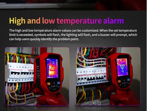 Cámara termográfica infrarroja UNI-T UTi165B+ 2MP 160×120 IR resolución WiFi - Imagen 17 de 18