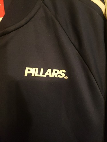 Pillars Track Jacket. Blue/ White Stripes. XL - Picture 5 of 10