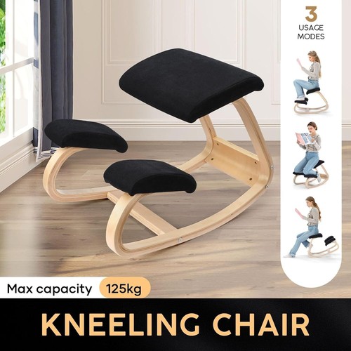 Ergonomic Kneeling Computer Chair Desk Stretch Knee Rocking Stool Medical Seat - Picture 7 of 11