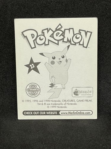 POKÉMON MERLIN (1999) SERIE 1 EKANS NONHOLO #23 - Picture 2 of 2