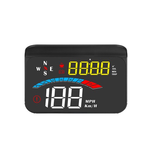 Car Digital GPS Speedometer Head Up Display Overspeed Tired Warning Alarm MPH US - Picture 9 of 9