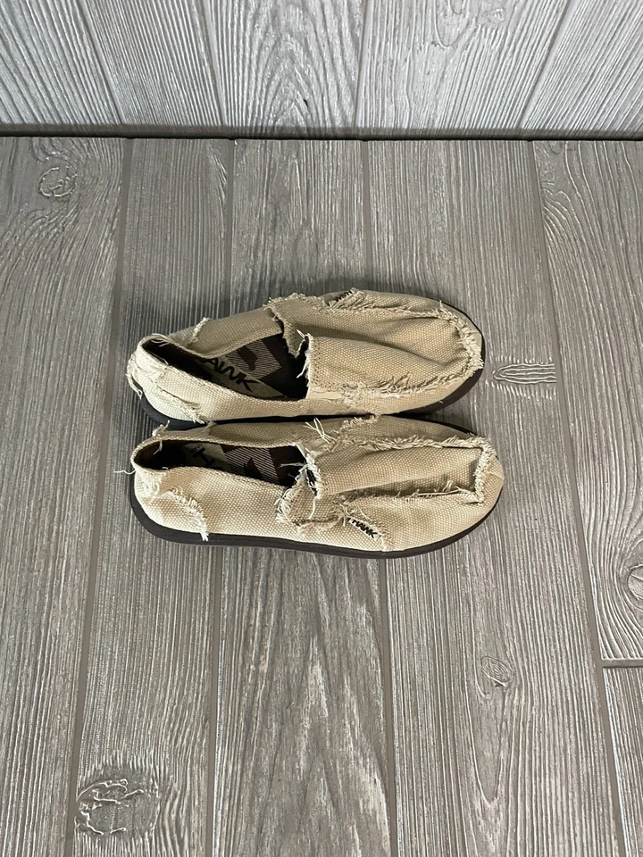 Tony Hawk Talon Boys Size 2 Med Beige Casual Brown Shoes - Изображение 2 из 4