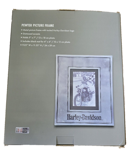 NIB Harley-Davidson Picture Frame in Pewter Part HDX-99271 - Picture 4 of 4