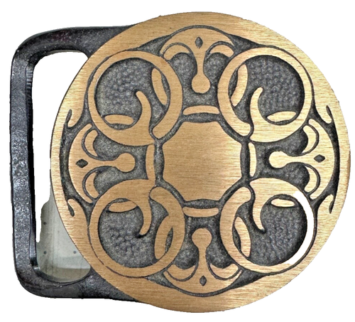 Vintage Tech Ether Buckle Solid Brass Baldric Celtic - Bild 1 von 2