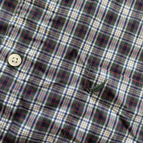 Nautica Button Up Shirt Mens XL Plaid Green Blue Red Long Sleeve Dress Casual - Picture 7 of 11