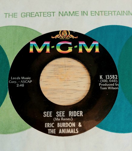 Eric Burdon & The Animals - See See Rider/She'll Return It 45. *1966 MGM# K13582 - Bild 1 von 2