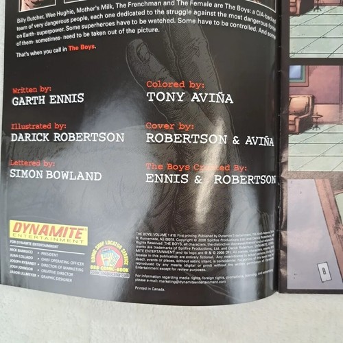 The Boys 18 2008 WildStorm Comic Garth Ennis Darick Robertson - Picture 6 of 6