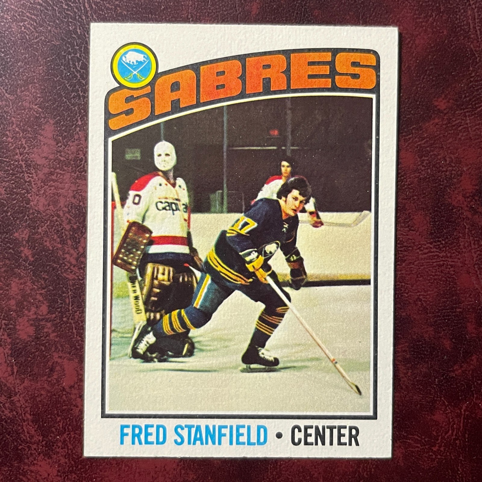 1976-77 Topps Set FRED STANFIELD #58 SABRES - NM/MINT+ *HIGH GRADE* VENDING