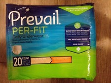 Prevail Per-Fit Protective Underwear - XL, Extra  Absorbency Pack of 4