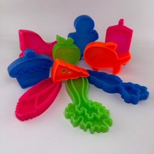 Vintage 1972 Mattel Tuff Stuff Plastic Pretend Play Food Toys Set of 10 EUC