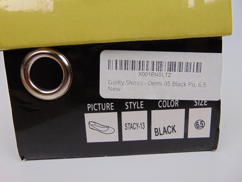 Ballerine da donna Bella Marie colpevoli scarpe comode slip on taglia 6,5 nere NUOVE - Foto 12 di 12