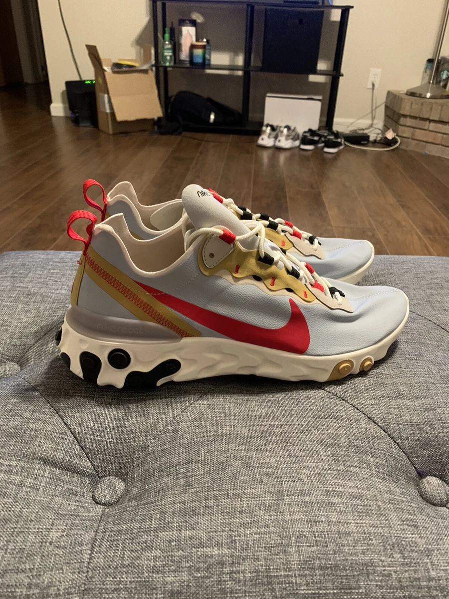 Nike React Element 55 Pure Platinum Club “Inside CK6682-001 NEW 10 | eBay