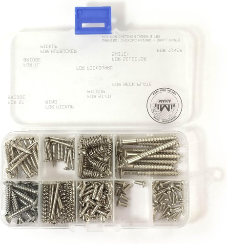 MAKA Guitar Screw Kit Assortment Box Kit for Electric Guitar Bridge, Pickup, Pic - Picture 11 of 12