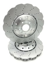 New Genuine Audi RS6 13-18 RS7 14-18 390mm Front Brake Discs 4G0615301AH x2