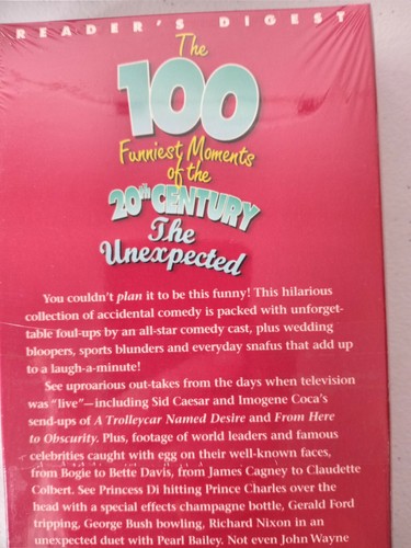 Vintage 1995 Readers Digest 3 VHS Box Set The 100 Funniest Moments of the 20th - Picture 9 of 12
