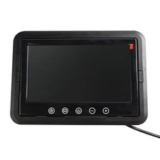 Ultra Thin 7 Inch TFT-LCD Color 2 Video Input Headrest Car Rear View Monitor