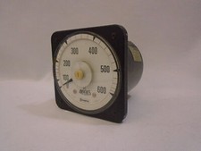 CROMPTON INSTRUMENTS AA-LSSJ TYPE 077-08 AC AMP METER 0-600