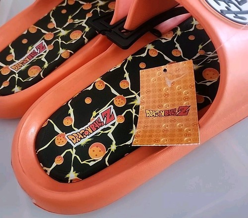 DragonBall Z Herren Groku Kanji Cloud Foam Slides Animation Größe 12 Neu mit Etikett - Bild 4 von 4
