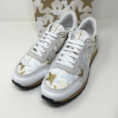 Valentino Garavani Rockstar Rockrunner Camustars Schnür-Sneaker - UK 9,5