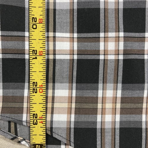 Braun kariertes Orvis Button-Down-Damenhemd Größe 12 Langarm Kragen - Bild 9 von 10