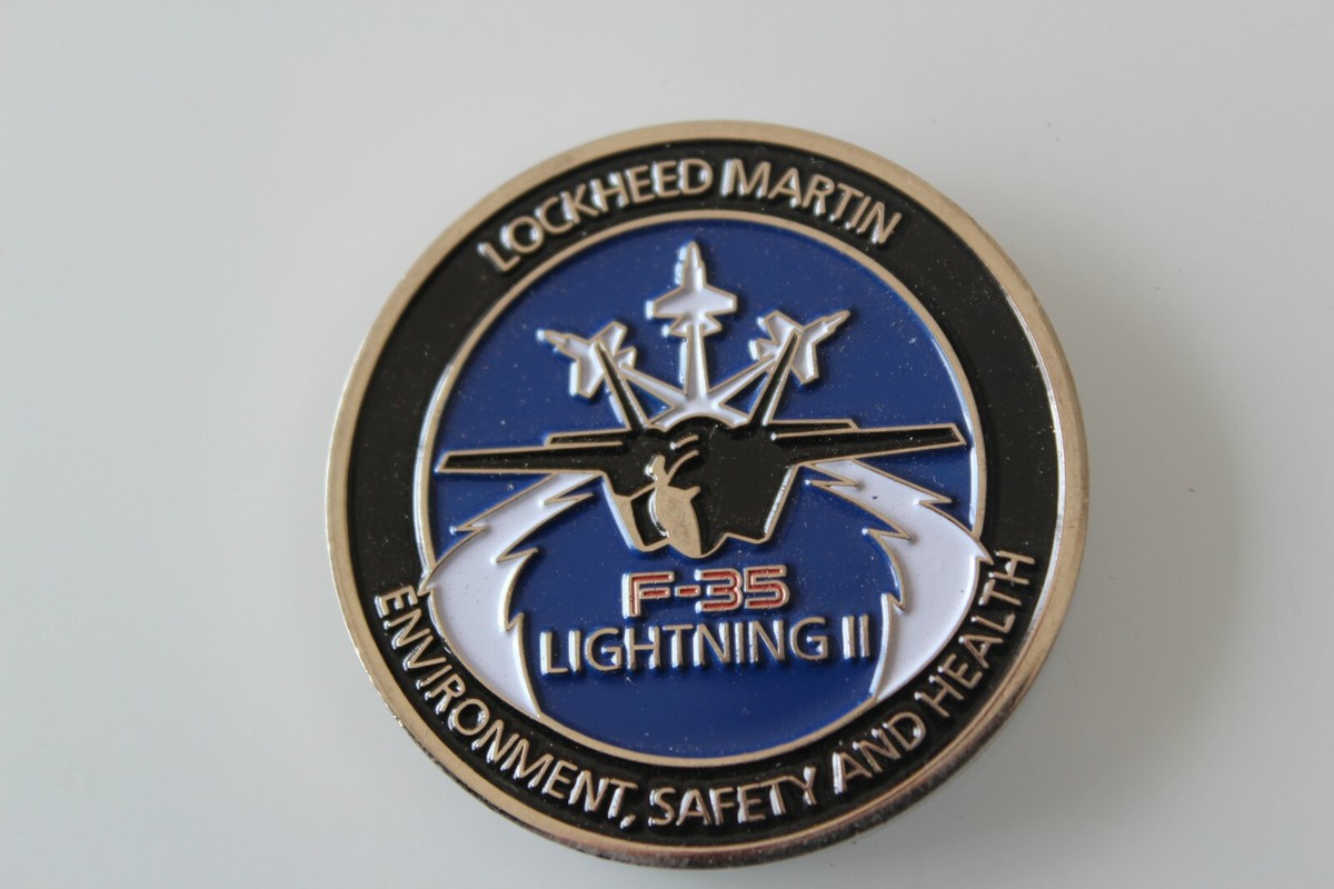 Lockheed Martin F-35 Lightning II Target Zero Challenge Coin