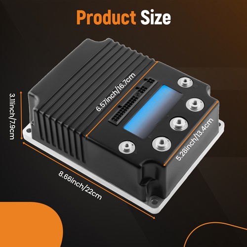 Controlador de motor 48V 400A DC apto para carros de golf Curtis EZGO Club Car 1268-5403 - Imagen 6 de 12