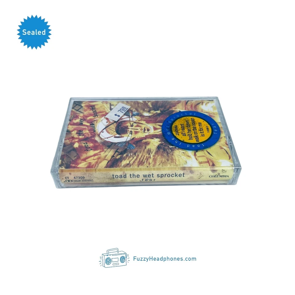Toad The Wet Sprocket – Fear Cassette Tape (1991) w/ Hype Sticker, US 1st SEALED - Image 3 of 4
