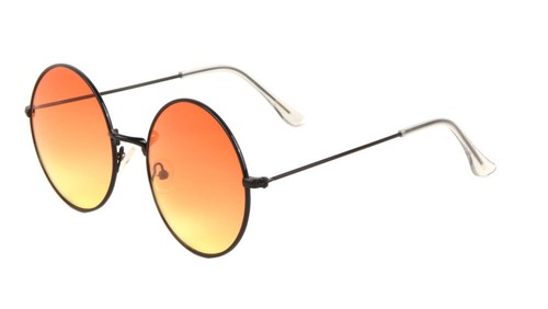 OVERSIZED ROUND CIRCLE LENS HIPPIE SUNGLASSES JOHN LENNON RETRO DESIGNER FASHION - Picture 9 of 15