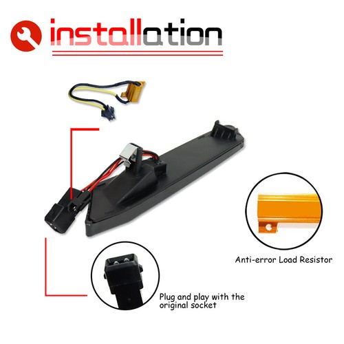 Juego de par de luces de esquina con marcador lateral transparente para Porsche 911 997 987 Boxster 2005-12 - Imagen 8 de 12