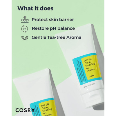 COSRX Low pH Good Morning Gel Cleanser - 150ml Exp Nov-2025
