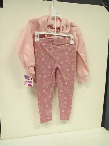 NEW DISNEY JUNIOR MINNIE MOUSE TODDLER GIRL 2 PIECE Hoodie 4/ Pants 5 - Picture 2 of 6