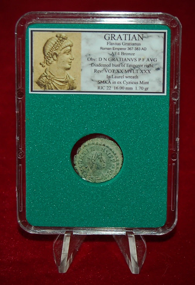 Moneda del Antiguo Imperio Romano VOTO GRATIS XX MVLT XXX ¡Hermosa moneda! Foto 2 de 4