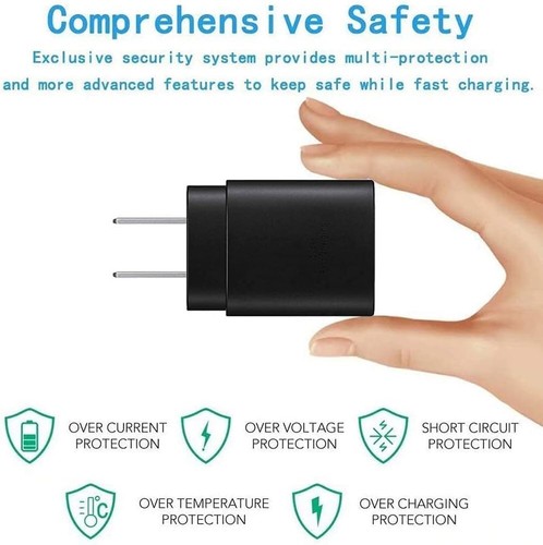 2 Pack Super Fast Charger 6ft Cable USB Cord for Galaxy A06 A14 15 16 25 35 55 - Picture 7 of 7
