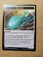 MTG Magic Token Manifest (#004) Fate Reforged LP/NM MUST BUY 2+ BULK DISCOUNT!