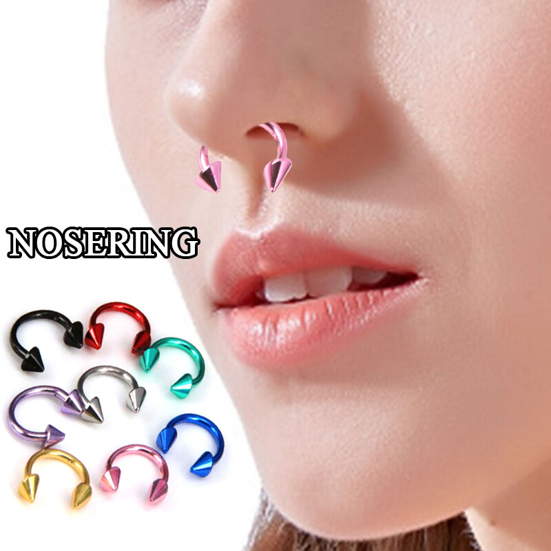 1Pcs In Edelstahl Septum Lip Piercing Body Piercing Nas…