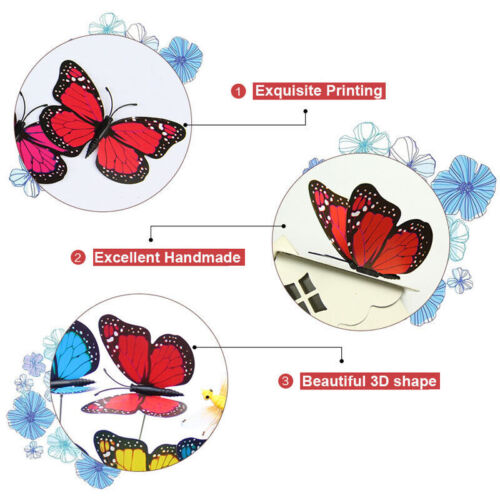 24pcs Butterfly Stakes Outdoor Yard Planter Flower Pot Bed Garden Decor Vase New - Picture 5 of 7