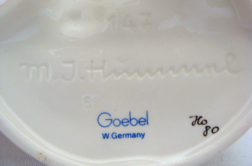 Goebel Hummel Holy Water Font #147 Praying Angel 5.25 Inch TMK-6 - Picture 9 of 10