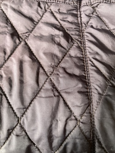 Barbour Vintage Quilt Jacket - Brown Quilted Corduroy Trim Outdoor - UK 10 - Picture 6 of 8