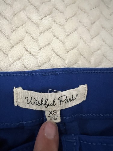 wishful park kids Size Xs (6-7) Royal Blue And Hot Pink denim jean shorts - Picture 4 of 4