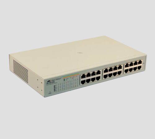 Conmutador Ethernet Allied Telesyn AT-FS724L 24 puertos no administrado - Imagen 1 de 3