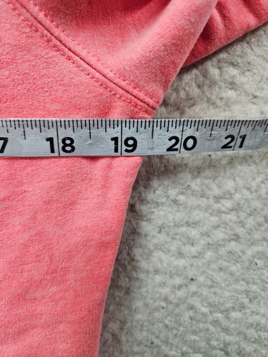 Gap Girls Sweatshirt Large Pink Fleece Long Sleeve Hoodie Pockets Full Zip - Picture 9 of 17