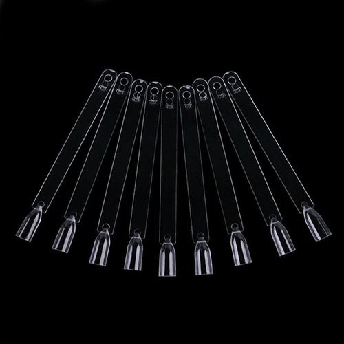 50 Nail Sample Sticks Nail Art Display Swatches Gel Nail Polish Fan Wheel Tips ☋ - Bild 9 von 20