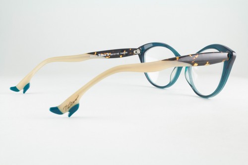 Authentic Face a Face BOCCA Tatoo 2 Col 2045 55mm Teal Tortoise Glasses Italy - Picture 3 of 6