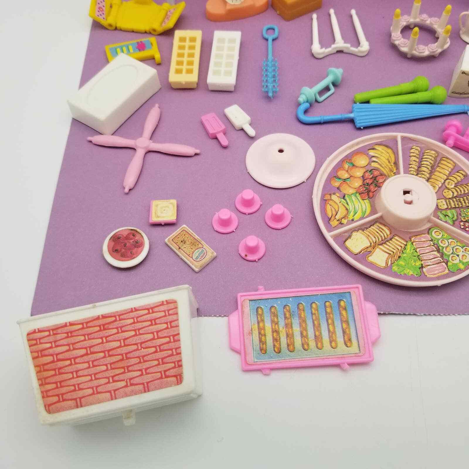 Lot of Vintage Barbie Dream House Accessories Doll Items kitchen decor frames eBay