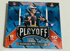 2019 PANINI PLAYOFF FOOTBALL FACTORY SEALED RETAIL MEGA BOX W/ 1 AUTO & 1 MEM !!