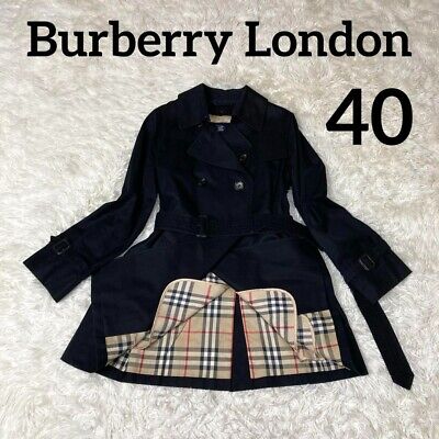 Burberry london trench coat size 40 color black with Belt Burberry london trench coat size 40 color black with Belt