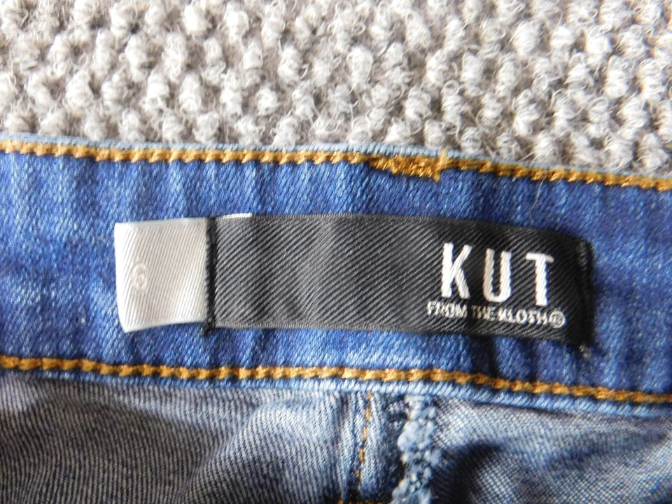 Kut From the Kloth Jeans 6 Conny ankle skinny blue dark denim stretch - Image 3 of 4
