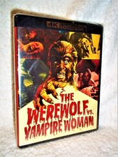 The Werewolf vs. Vampire Woman (4K/Blu-ray, 2022, 3-Disc) horror Paul Naschy NEW