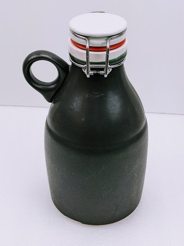 New Portland Growler Co PGC 32oz "Growlette", Ceramic Loop Handle, Black HTF Gem - Picture 3 of 12